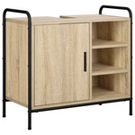 Fürdőszobai Szekrény Szett 3 db Sonoma Tölgy 40 x 36 x 109,5 cm 4