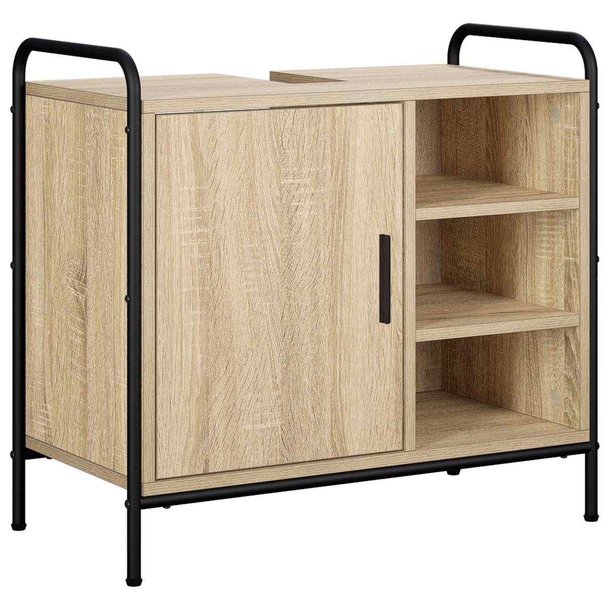 Fürdőszobai Szekrény Szett 3 db Sonoma Tölgy 40 x 36 x 109,5 cm 4