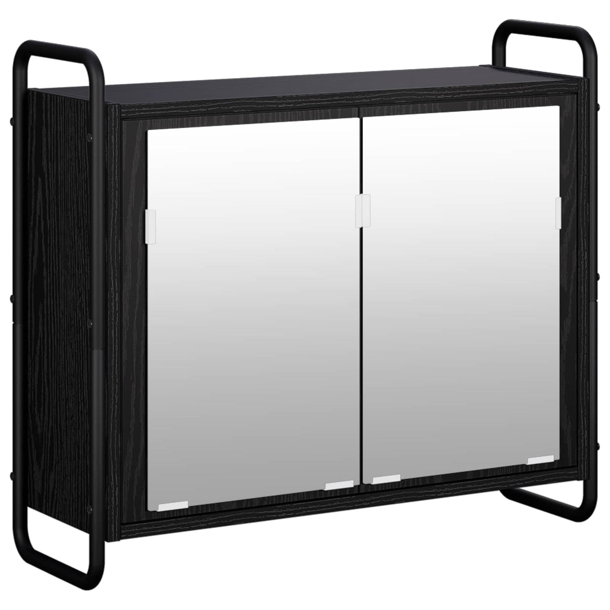 Fürdőszobai Szekrény Szett 4 db Fekete Tölgy 40 x 36 x 181 cm 3