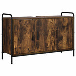 Fürdőszobai Szekrény Szett 4 db Füstös Tölgy 40 x 36 x 181 cm 6