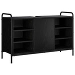 Fürdőszobai Szekrény Szett 4 db Fekete Tölgy 40 x 36 x 181 cm 6