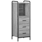 Fürdőszobai Szekrény Szett 4 db Szürke Sonoma 40 x 36 x 181 cm 4
