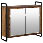 Fürdőszobai Szekrény Szett 4 db Antik Fa 40 x 36 x 181 cm 3