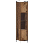 Fürdőszobai Szekrény Szett 4 db Antik Fa 40 x 36 x 181 cm 5