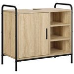 Fürdőszobai Szekrény Szett 4 db Sonoma Tölgy 40 x 36 x 200,5 cm 6