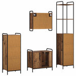 Fürdőszobai Szekrény Szett 4 db Antik Fa 40 x 36 x 200,5 cm 8