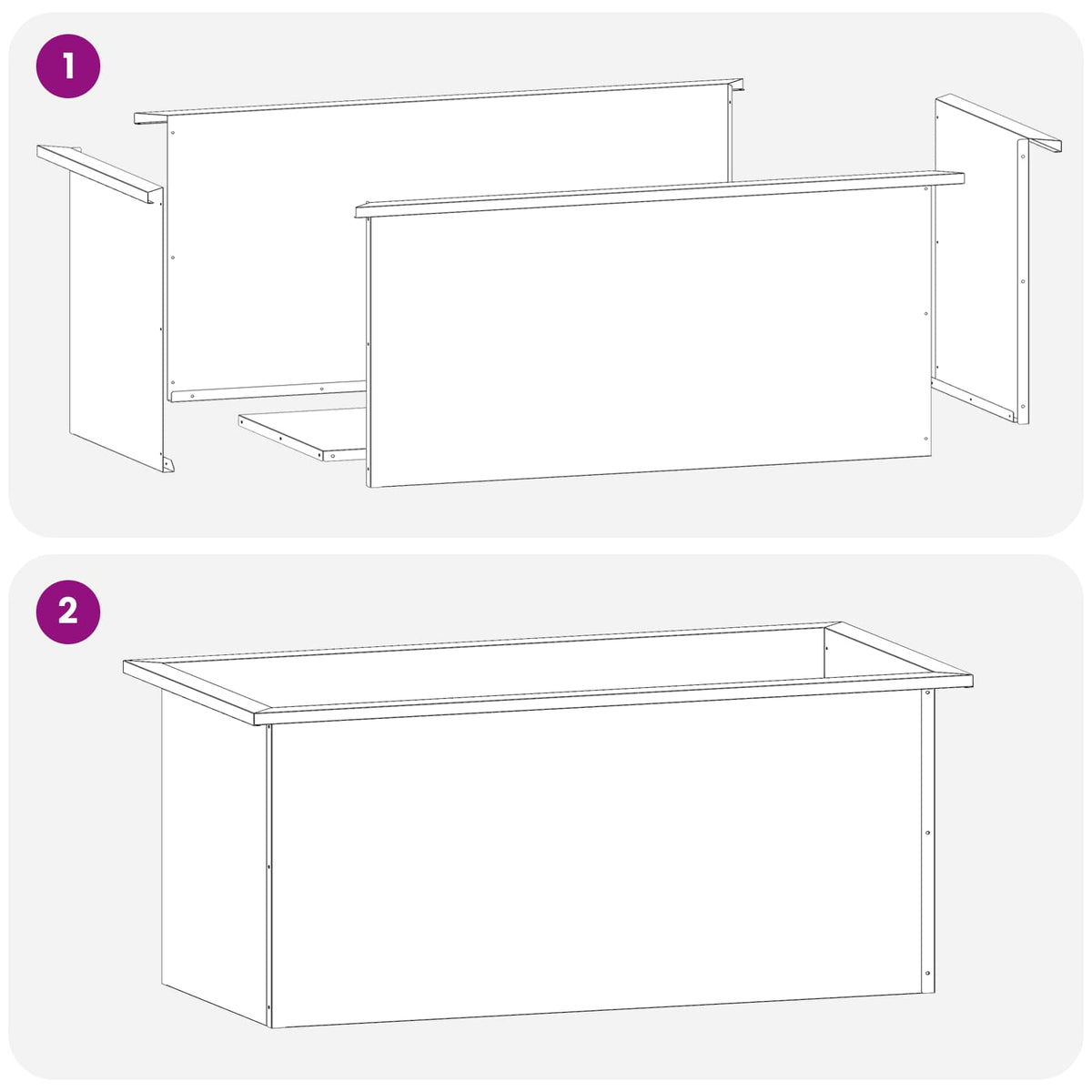 Led-es kerti virágláda 2 db Olajzöld 40 x 80 x 40 cm Acél 12