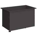 Led-es kerti virágláda 2 db Fekete 50 x 80 x 48 cm Acél 7