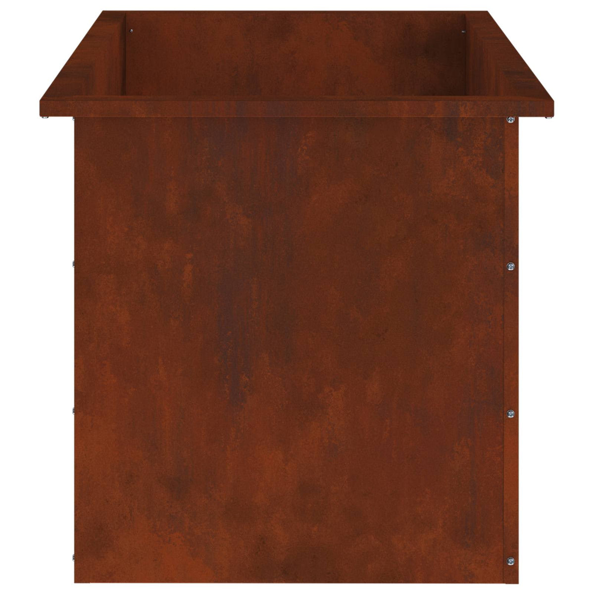 Led-es kerti virágláda 2 db Rozsdás 50 x 80 x 48 cm 7