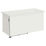 Led-es kerti virágláda 2 db Fehér 50 x 100 x 48 cm Acél 7