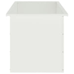 Led-es kerti virágláda 2 db Fehér 50 x 100 x 48 cm Acél 6
