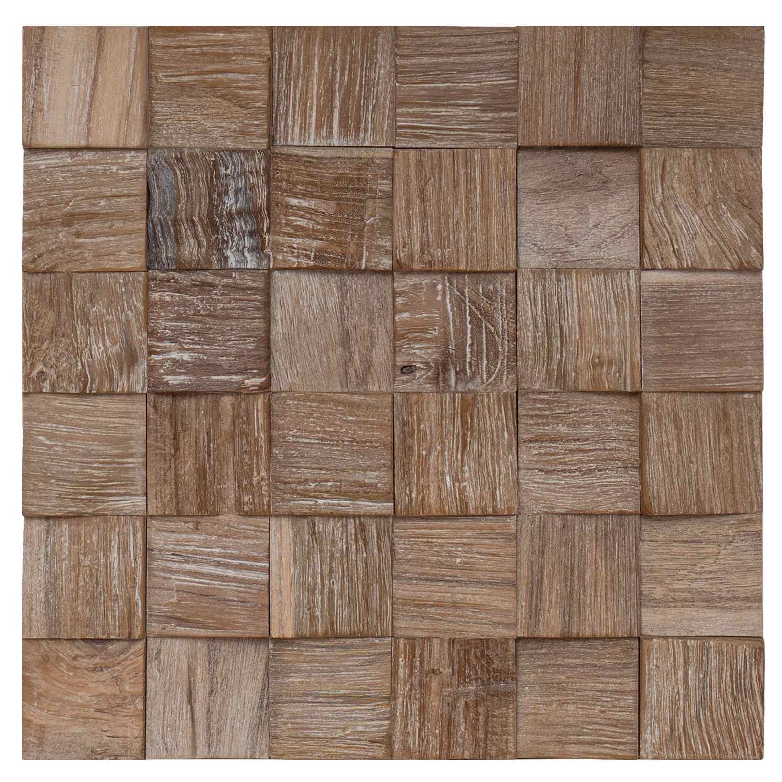 Faltábla 11 db Természetes 30 x 30 x 2 cm