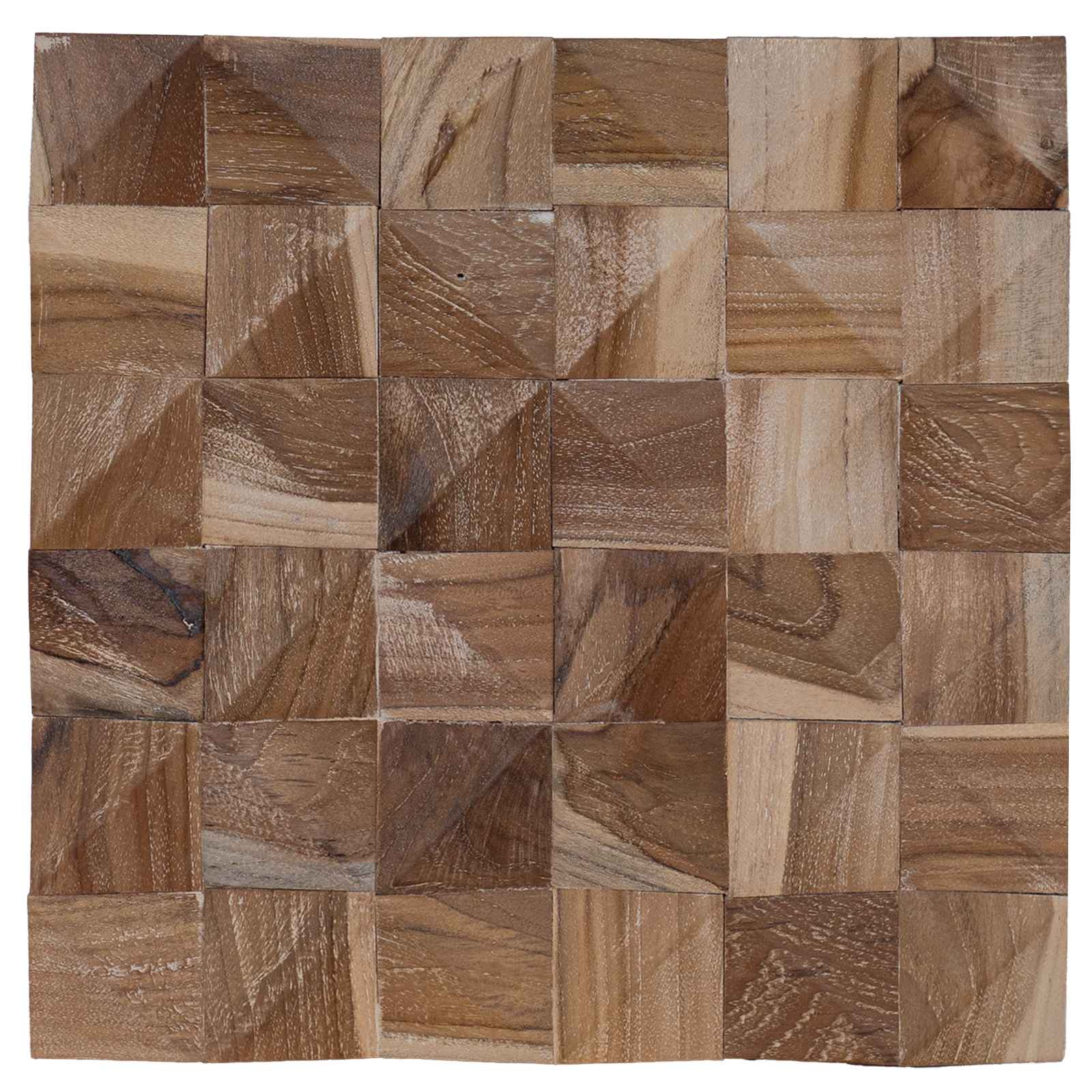 Faltábla 11 db Természetes 30 x 30 x 2 cm