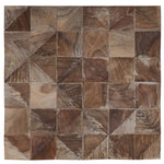 Fali panelek 11 db Fehérre festett 30 x 30 x 1,7 cm