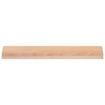Ablakpárkányok 2 db Természetes 70 x 20 x 2 cm Tömör bükkfa 3