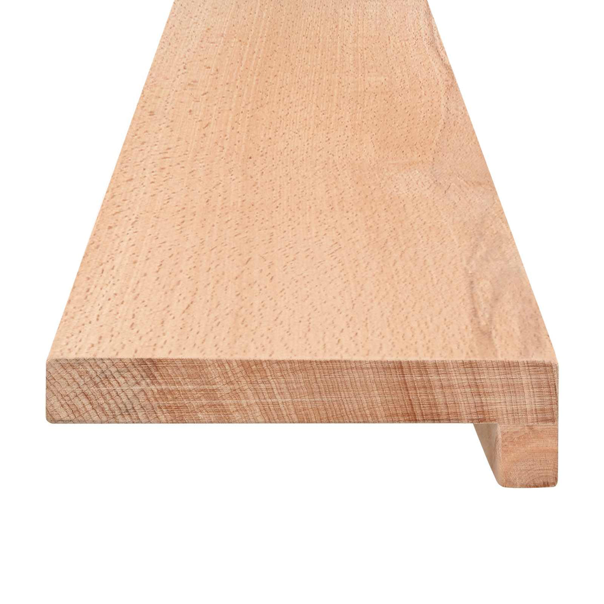Ablakpárkányok 2 db Természetes 80x 20 x 2 cm Tömör bükkfa 4