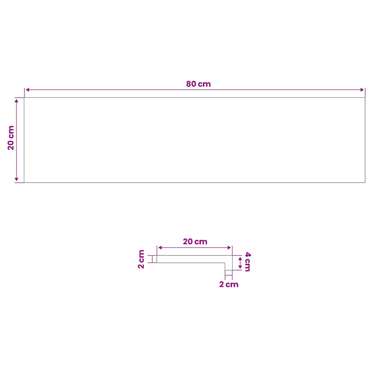 Ablakpárkányok 2 db Természetes 80x 20 x 2 cm Tömör bükkfa 8
