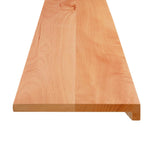 Ablakpárkányok 2 db Lakkozott 100 x 20 x 2 cm Tömör bükkfa 4