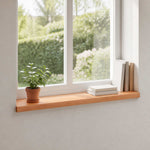 Ablakpárkányok 2 db Lakkozott 80x 25 x 2 cm Tömör bükkfa