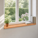 Ablakpárkányok 2 db Lakk 110 x 30 x 2 cm Tömör bükkfa