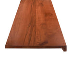 Ablakpárkányok 2 db Barna 70 x 40 x 2 cm Tömör bükkfa 4