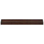 Ablakpárkányok 2 db Sötét Barna 70 x 20 x 2 cm Tömör bükkfa 3