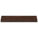 Ablakpárkányok 2 db Sötét Barna 80x 25 x 2 cm Tömör bükkfa 3