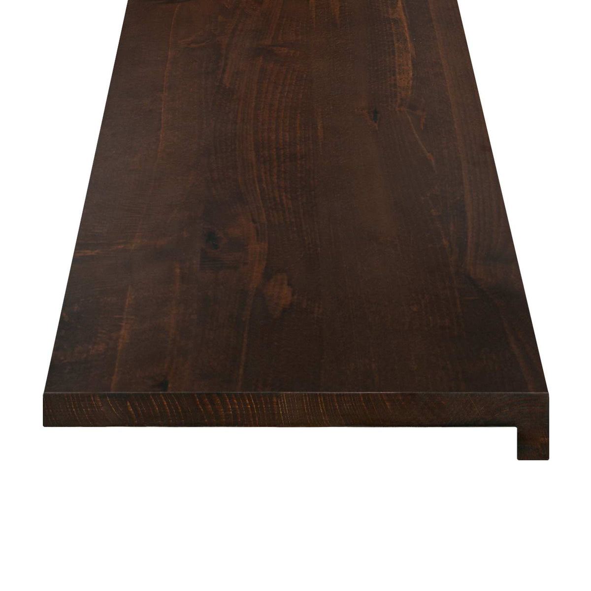 Ablakpárkányok 2 db Sötét Barna 90 x 25 x 2 cm Tömör bükkfa 4