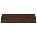 Ablakpárkányok 2 db Sötét Barna 80x 40 x 2 cm Tömör bükkfa 3