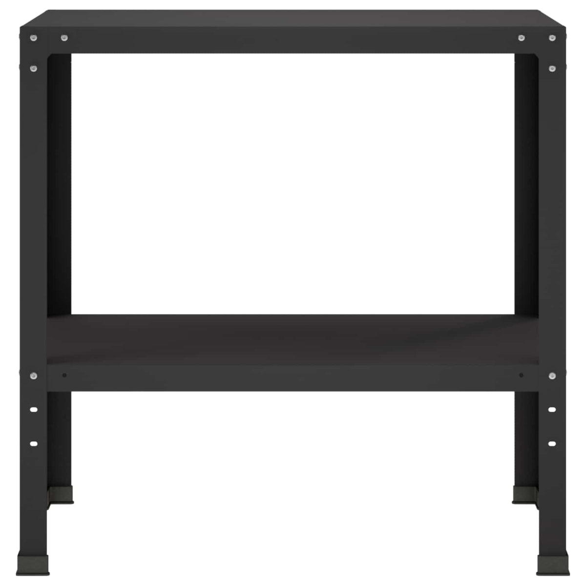 Ültetőasztal 80 x 40 x 80 cm Porszórt acél Fekete 3