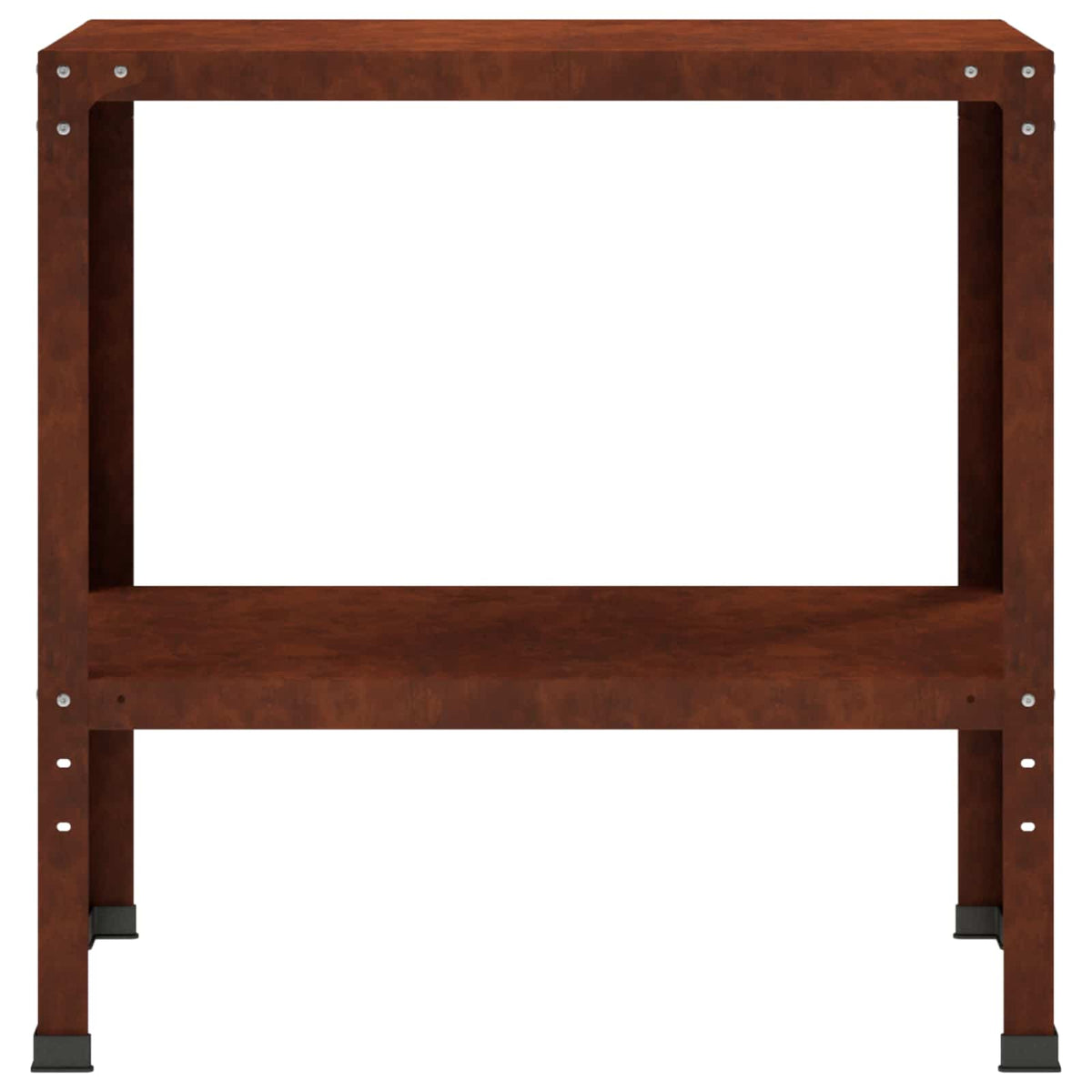 Ültetőasztal 80 x 40 x 80 cm Időjárásálló Acél Rozsdás 4