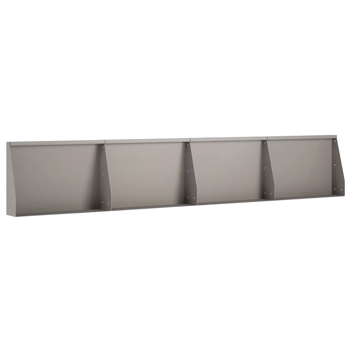 Támfal 4 db 60 x 12 x 30 cm Időjárásálló Acél Rozsdás 3