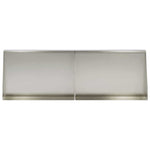Támfal 4 db 60 x 12 x 50 cm Rozsdamentes Acél Ezüst 3