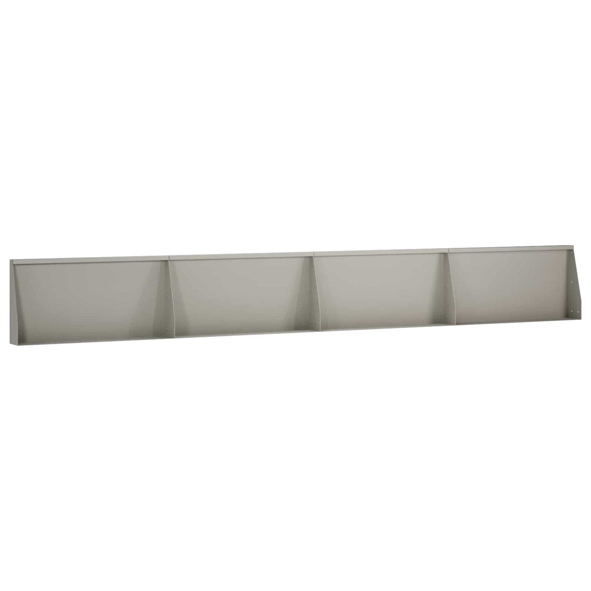 Támfal 4 db 80 x 12 x 30 cm Időjárásálló Acél Rozsdás 3