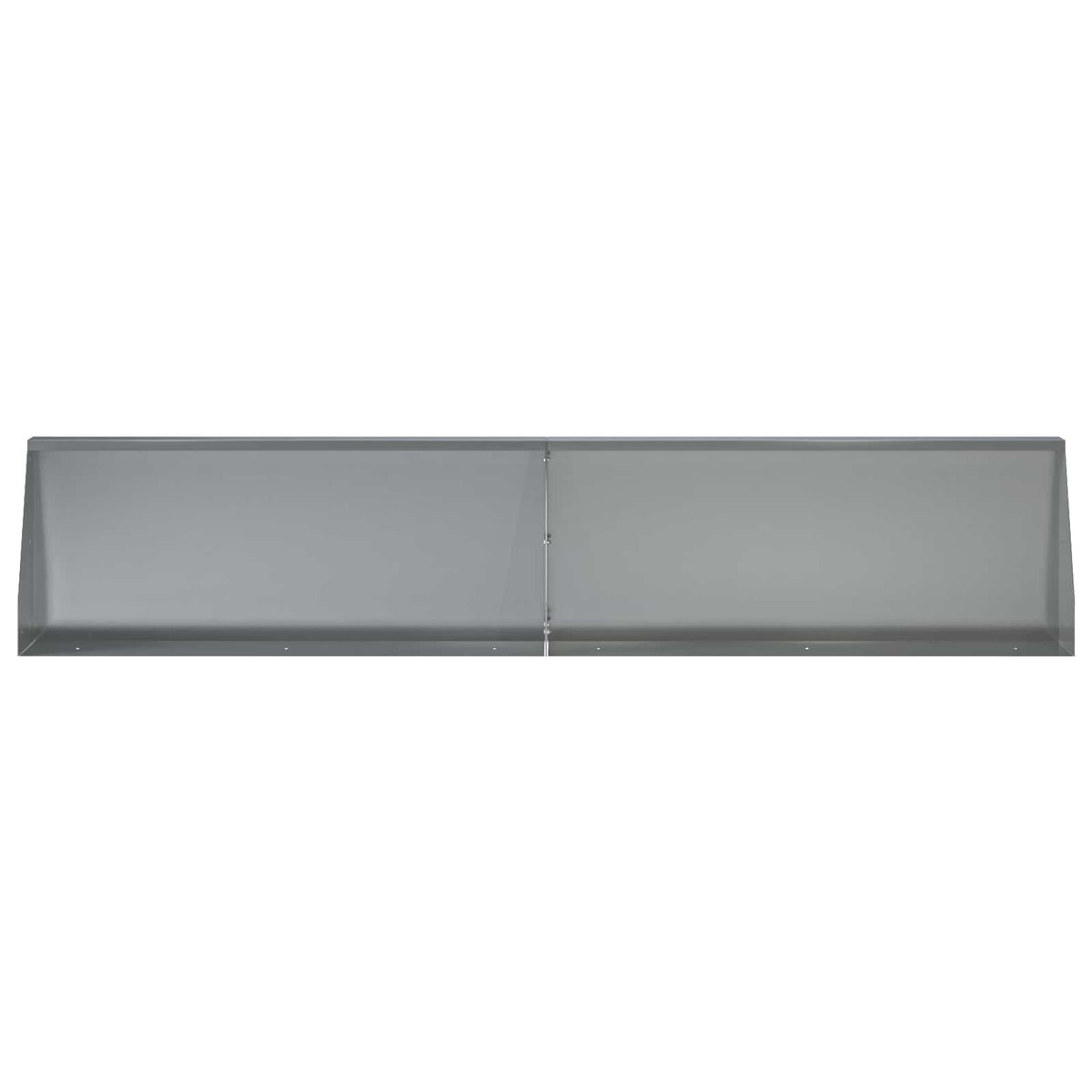 Támfal 6 db 100 x 12 x 40 cm Horganyzott Acél Ezüst 3