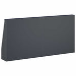 Támfal 6 db 40 x 12 x 50 cm Acél Antracitszürke 5