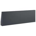 Támfal 6 db 60 x 12 x 40 cm Acél Antracitszürke 5