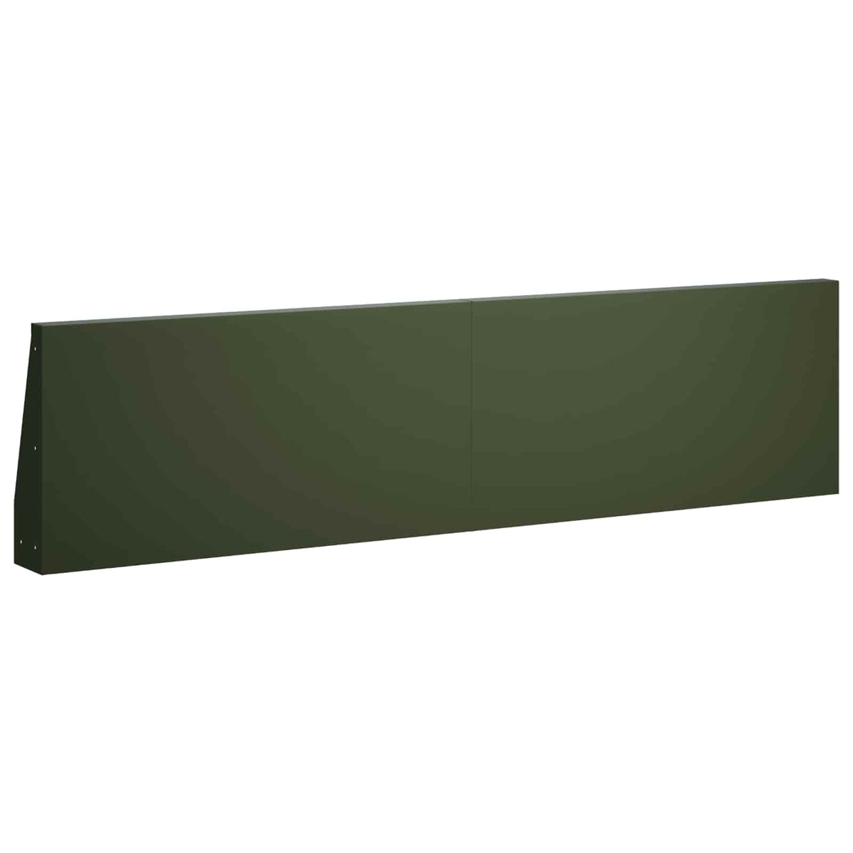 Támfal 6 db 80 x 12 x 40 cm Acél Olajzöld 5