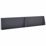 Támfal 6 db 200 x 100 x 30 cm Acél Antracitszürke 3