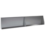 Támfal 6 db 200 x 100 x 30 cm Horganyzott Acél Ezüst 3