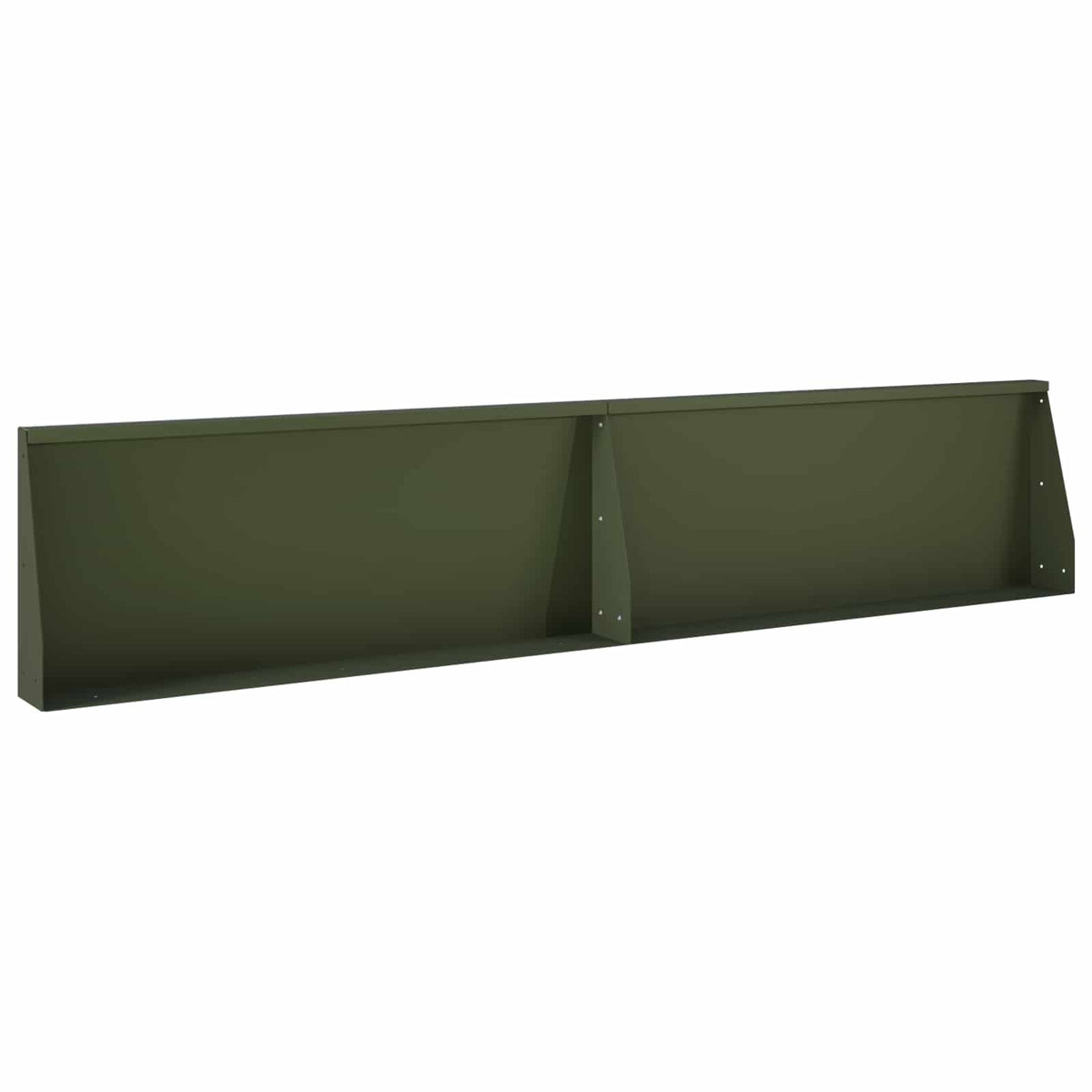 Támfal 8 db 300 x 100 x 50 cm Acél Olajzöld 3