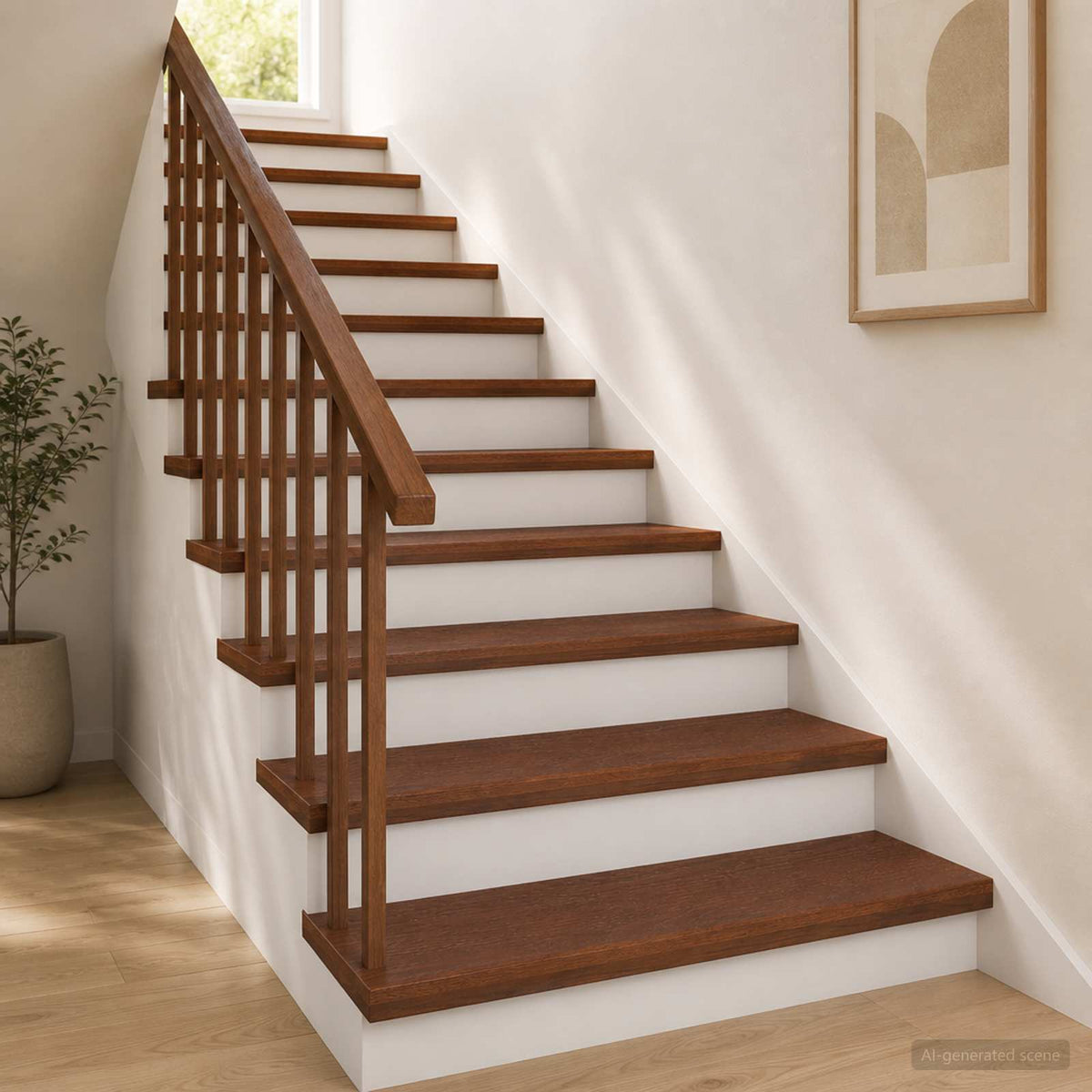 Lépcsőfok 12 db 90 x 25 x 2 cm Sötét Barna Tömör Tölgyfa