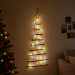 Akasztható karácsonyfa 120 cm 50 LED Többszínű