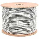 Bungee Kötél 10 mm Fekete és Fehér PP és gumi 2