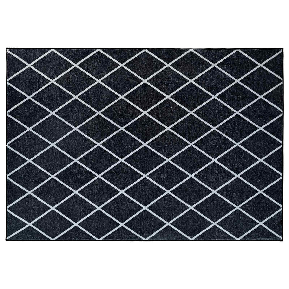 Szőnyeg ORIZ Fekete gyémánt minta 240 x 340 cm 100% poliészter 2