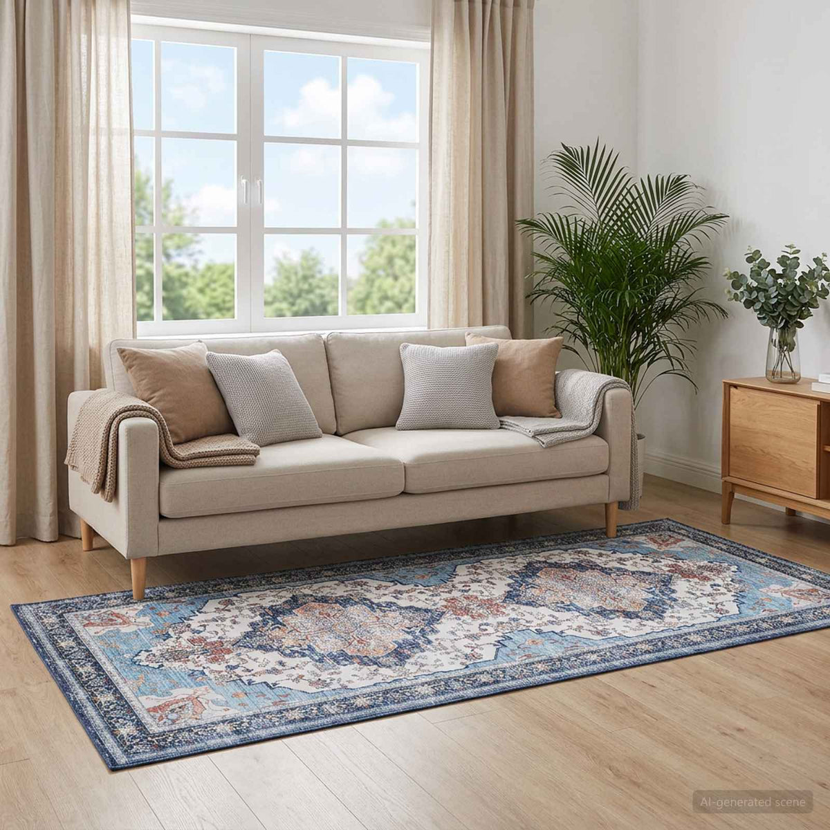 Szőnyeg ORIZ Sokszínű 80 x 200 cm 100% poliészter