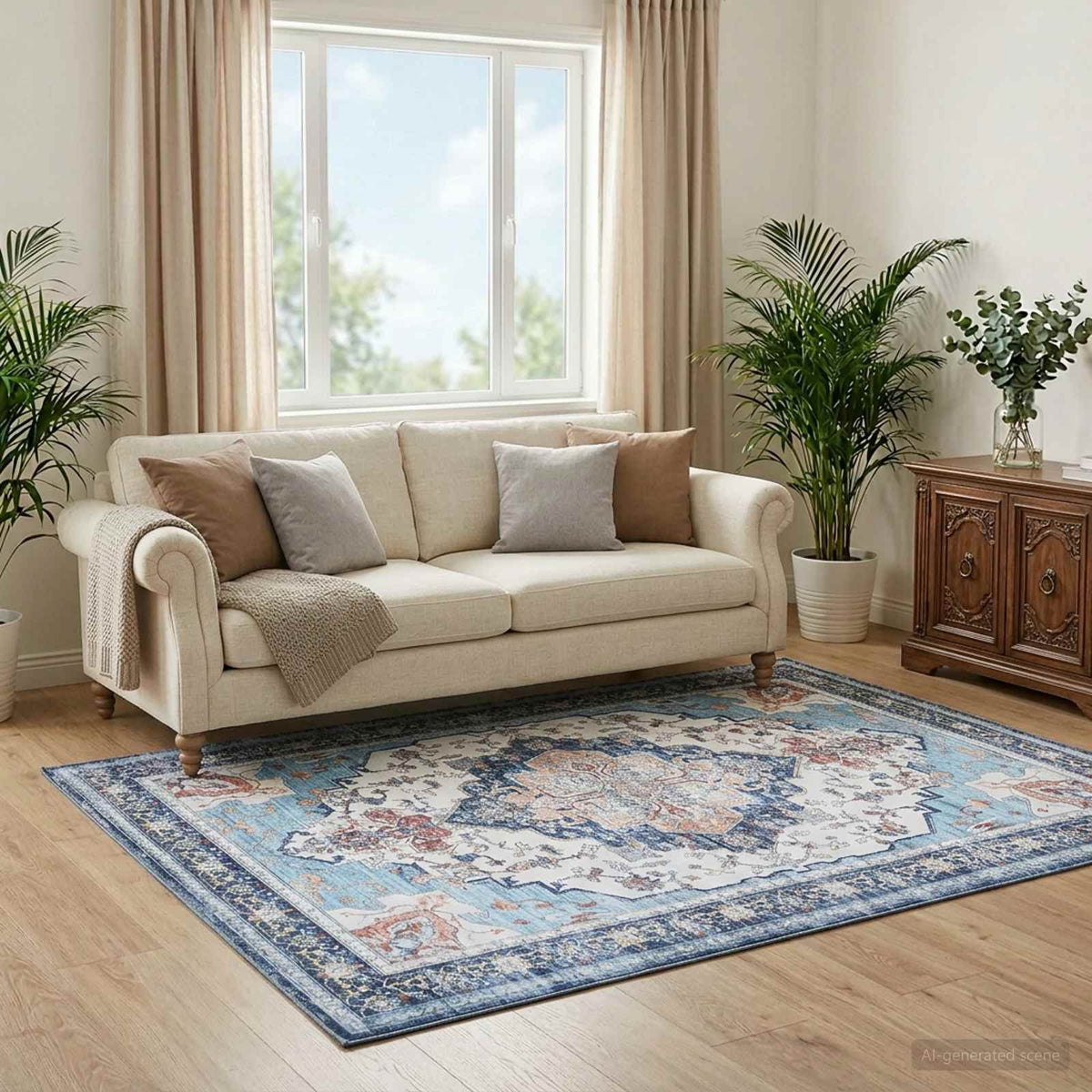 Szőnyeg ORIZ Sokszínű 140 x 200 cm 100% poliészter