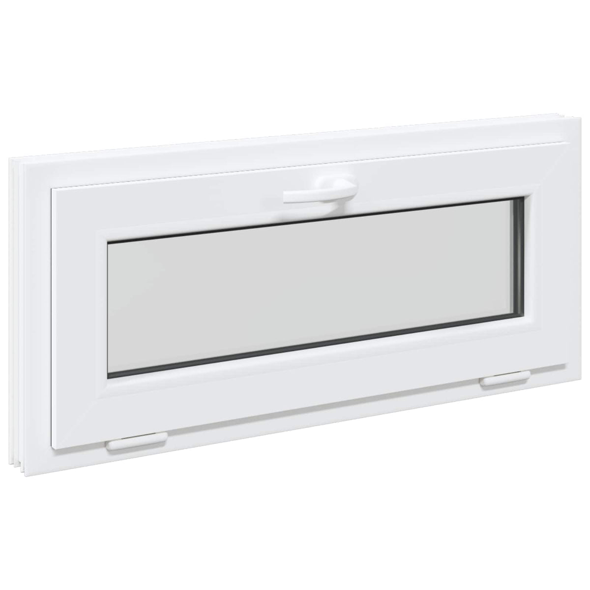 Dönthető pinceablak RISOR 95 x 40 cm PVC és átlátszó síküveg 3