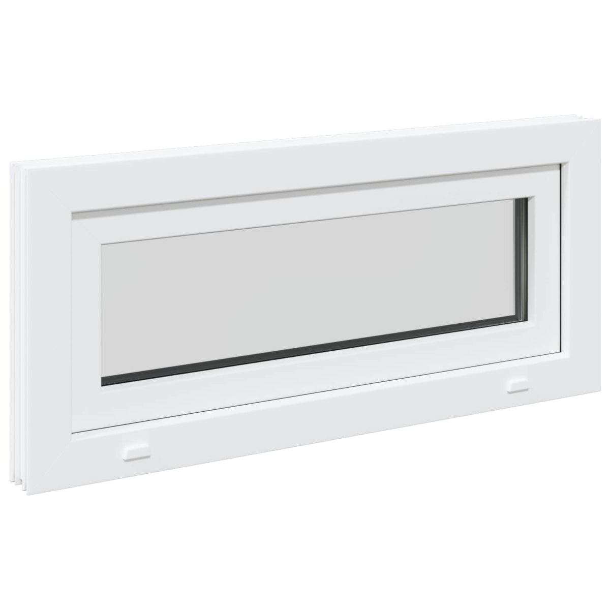 Dönthető pinceablak RISOR 95 x 40 cm PVC és átlátszó síküveg 6