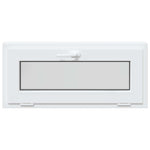 Dönthető pinceablak RISOR 95 x 40 cm PVC és átlátszó síküveg 4